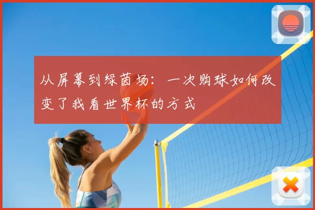 从屏幕到绿茵场:一次购球如何改变了我看世界杯的方式
