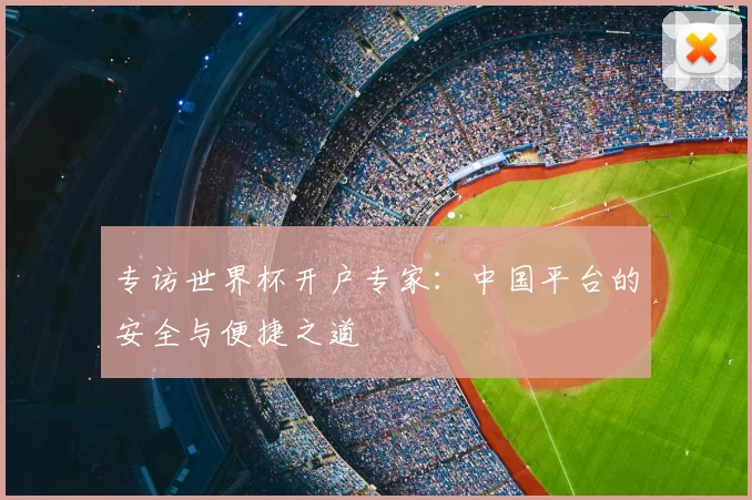 专访世界杯开户专家：中国平台的安全与便捷之道