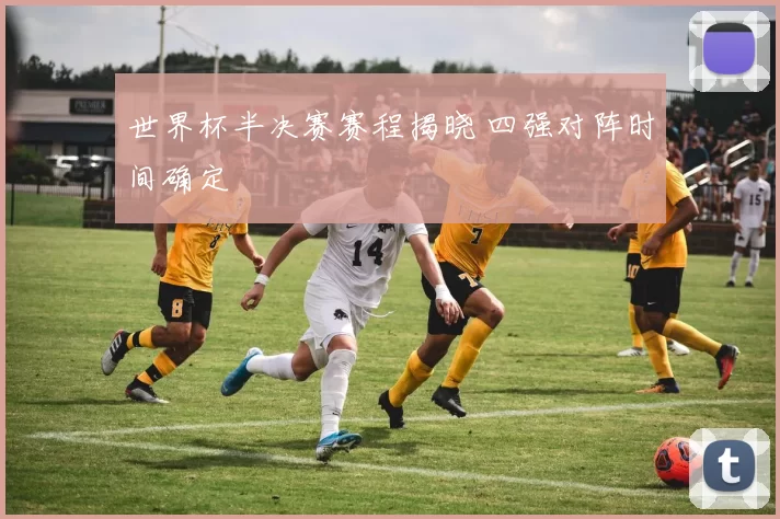 世界杯半决赛赛程揭晓 四强对阵时间确定
