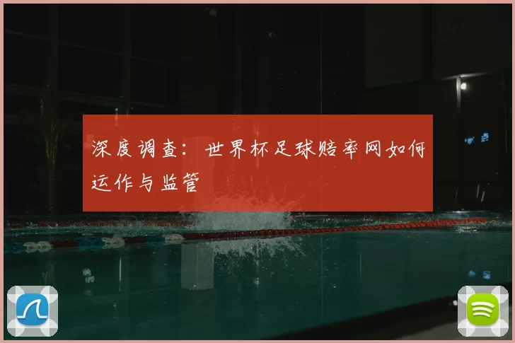 深度调查：世界杯足球赔率网如何运作与监管